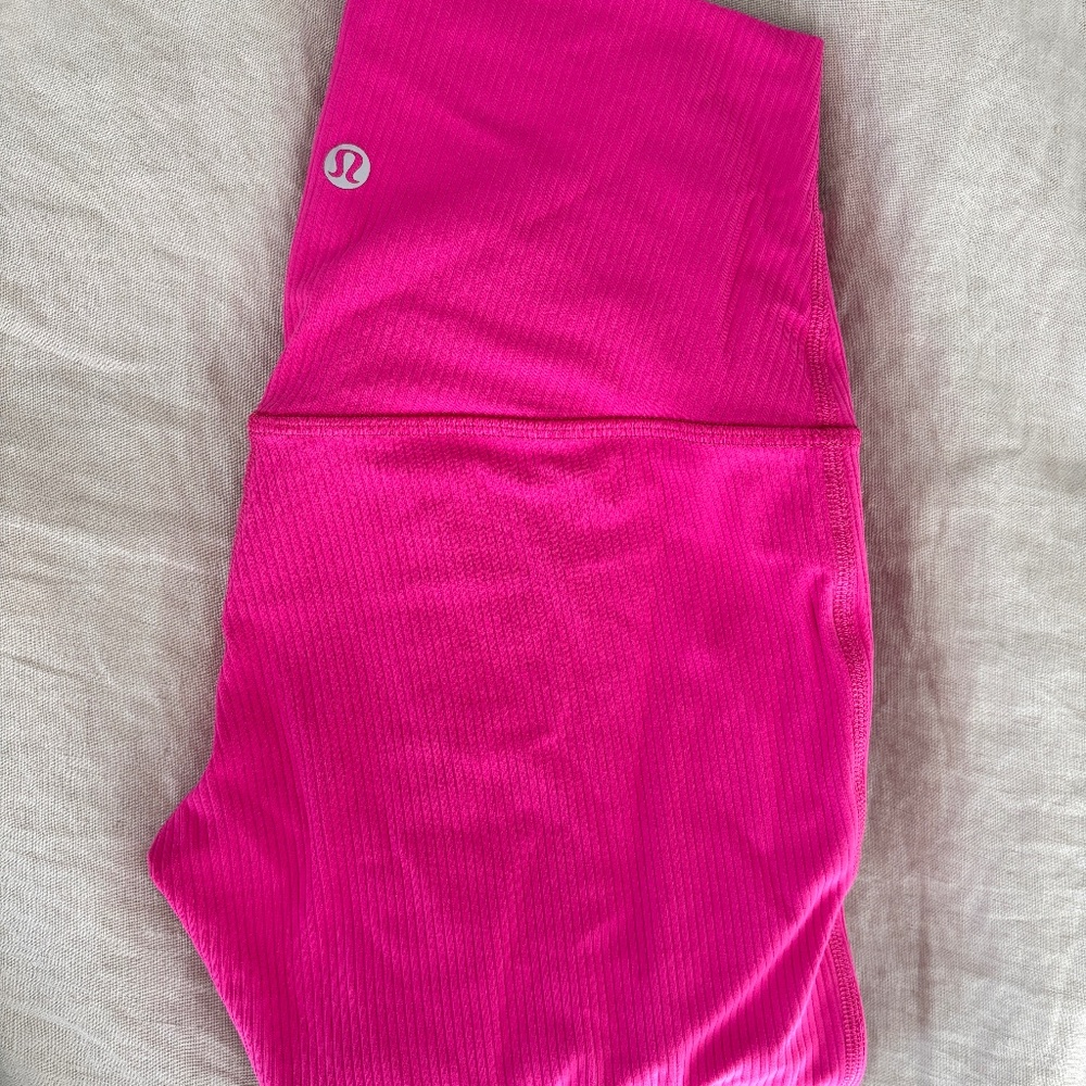 lululemon Align High-Rise Ribbed Pant 25", Size 2